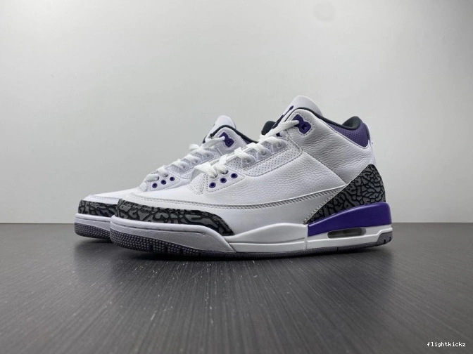 Jordan Retro CT8532-105 3 Air 'Dark Iris' 1127